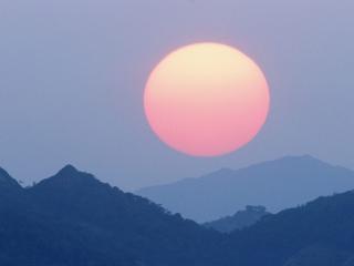 обои Telephoto Sunrise,   India фото