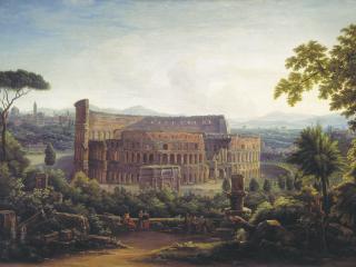 обои Вид Рима. Колизей. 1816 фото