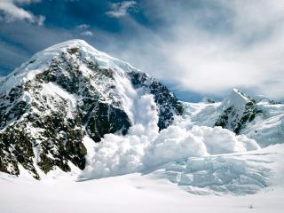 обои Альпийские горы зимой фото