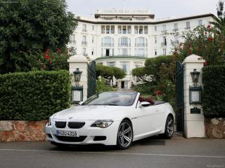 обои BMW M6 Кабриолет белый фото
