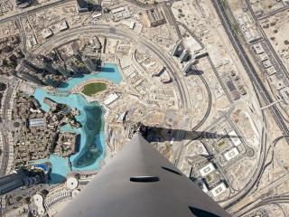 обои Объединённые Арабские Эмираты » Вид с высоты на Дубай фото
