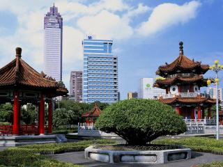обои Столица Тайваня. Город Тайбэй фото