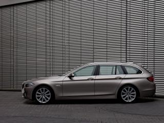 обои 2011 BMW 5 Series агрессивный бок фото