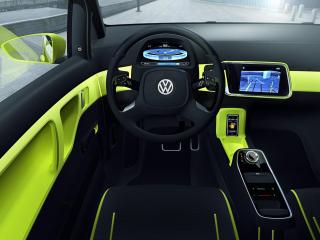 обои 2010 Volkswagen E-Up Concept руль фото