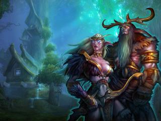 обои Невозмутимые герои World of Warcraft фото