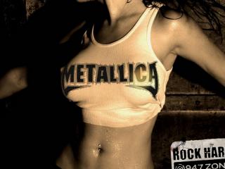 обои Miscellaneous Metallica  поклоница металлики фото