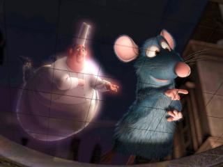 обои для рабочего стола: Мышонок и привидение