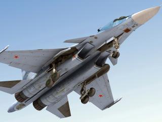 обои Су-34 в небе фото