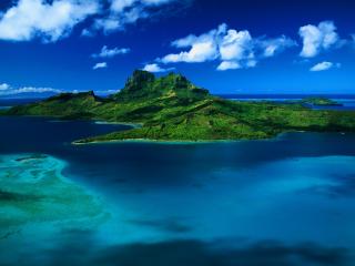обои Зеленый остров фото