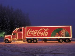 обои Кока кола грузовик фото