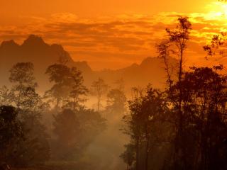 обои Восход в Тайланде фото