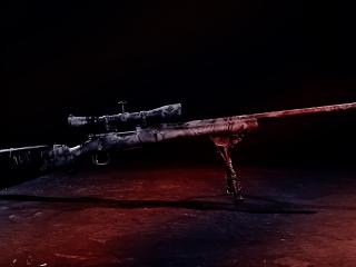 обои Снайперская винтовка времен войны фото