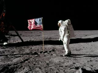 обои Высадка американцев на Луну фото