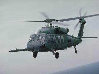 обои для рабочего стола: Военно-транспортный вертолет с выставленной фалангой
