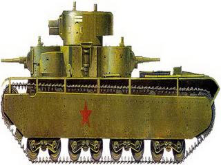 обои Советский танк Т-35А фото