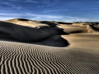 обои Пустынные барханы песков фото