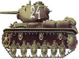 обои Скоростной советский тяжелый танк КВ-1С фото