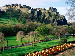 обои Эдинбургский замок в Шотландии фото