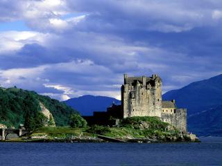 обои Замок Эйлен Донан в Шотландии фото