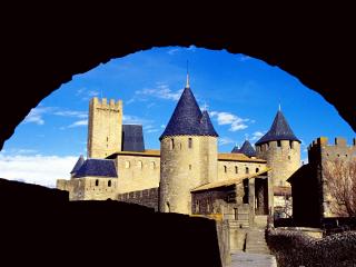 обои Замок Комтал в Каркассоне,   Франция фото