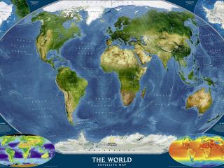 обои Карта мира фото