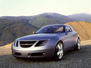 обои Saab 9X Concept у гор фото
