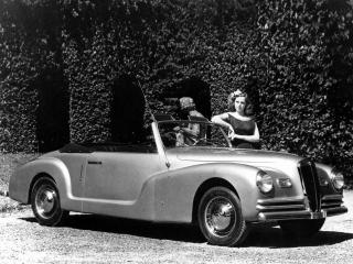 обои Lancia Aprilia Cabriolet 1940 девушка фото