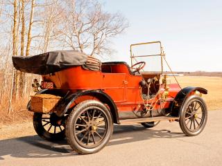 обои для рабочего стола: Franklin Model G Touring 1910 сзади