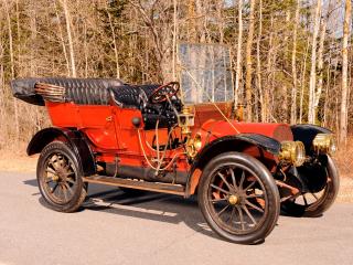 обои Franklin Model G Touring 1910 спереди фото