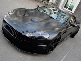 обои Anderson Germany Aston Martin DBS Superior Black Edition капот фото