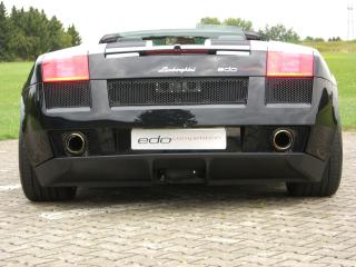 обои Edo Competition Lamborghini Gallardo Spyder черный зад фото