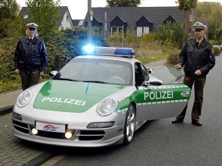 обои TechArt Porsche 911 Carrera S Police Car (997) полицейские фото