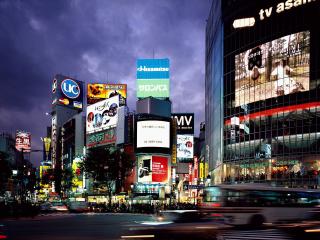 обои Город Токио ночью фото