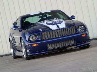 обои 2006 Ford Shadrach Mustang GT by Pure Power Motorsports передок фото