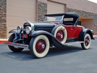 обои LaSalle Roadster 1927 красный фото