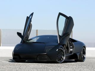 обои Unicate Lamborghini Murcielago LP 640 Yeniceri Edition боком открытые двери фото