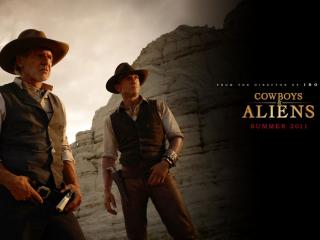 обои Cowboys & Aliens красавцы фото