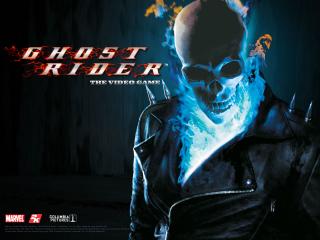 обои Ghost Rider череп фото