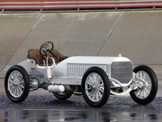 обои Benz 120 PS Rennwagen 1906 белая фото