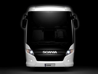 обои Higer Scania Touring 4x2 в темноте фото