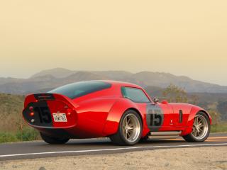 обои Daytona Coupe Le Mans Edition 2009 красный сбоку фото
