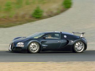 обои Bugatti EB 16.4 Veyron Prototype 2004 сбоку фото
