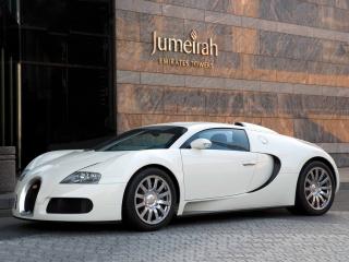 обои Bugatti Veyron 2005–11 сбоку фото