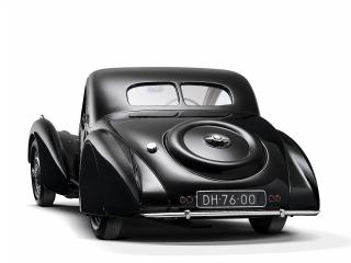 обои для рабочего стола: Bugatti Type 57S Coupe by Gangloff of Colmar запаска