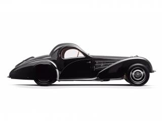 обои для рабочего стола: Bugatti Type 57S Coupe by Gangloff of Colmar сбоку