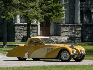 обои Bugatti Type 57SC Atalante бок фото
