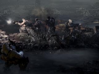 обои Gears of War 3 атака фото