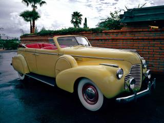 обои Buick Limited Sport Phaeton (80С) 1940 желтый фото