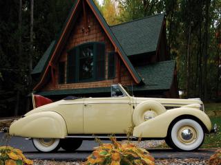 обои Buick Special Convertible 1938 сбоку фото