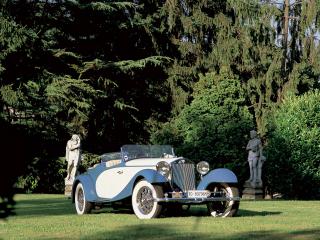 обои Lancia Astura Double Phaeton 1933 статуи фото